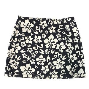 WILD FABLE Floral Stretch Mini Skirt Sz 10